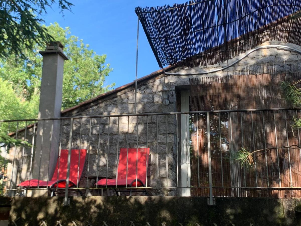 Bed and Breakfast Chambre d'hôtes climatisée avec terrasse privée à Saint Alban Auriolles Extérieur photo