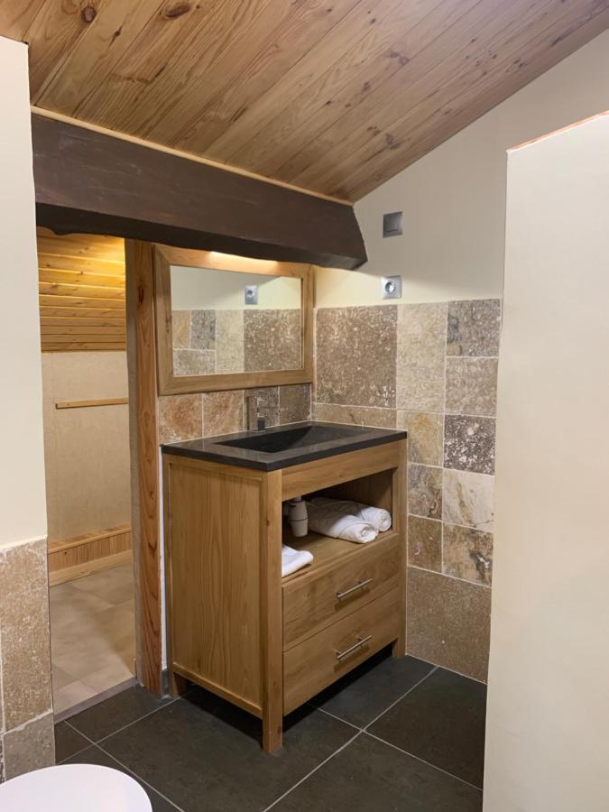 Bed and Breakfast Chambre d'hôtes climatisée avec terrasse privée à Saint Alban Auriolles Extérieur photo